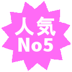 人気ナンバー5のドメイン